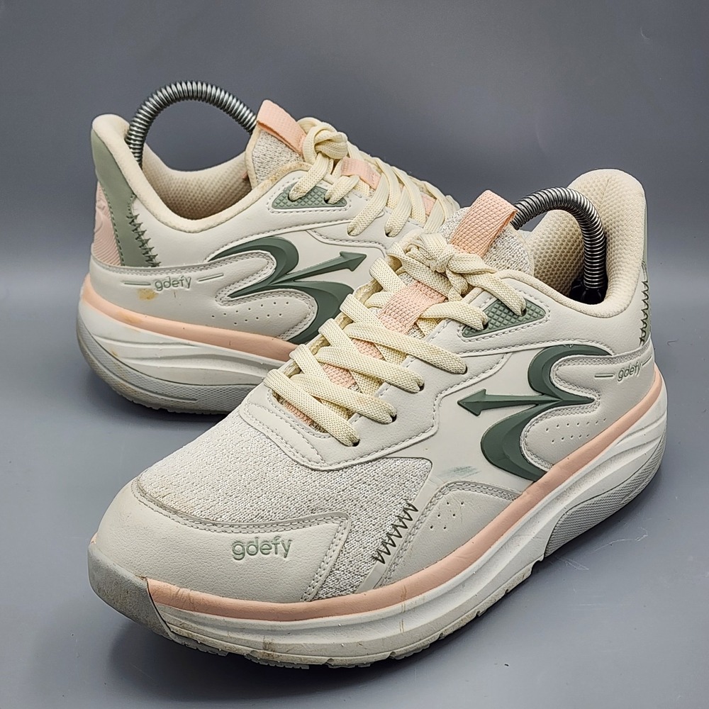Gravity Defyer‎ G-DEFY Energiya TB9037FGP Women's 8 Gray Pink Walking Shoes